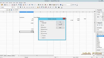Apache OpenOffice Calc Tutorial - countblank Function | Apache OpenOffice 4 Calc