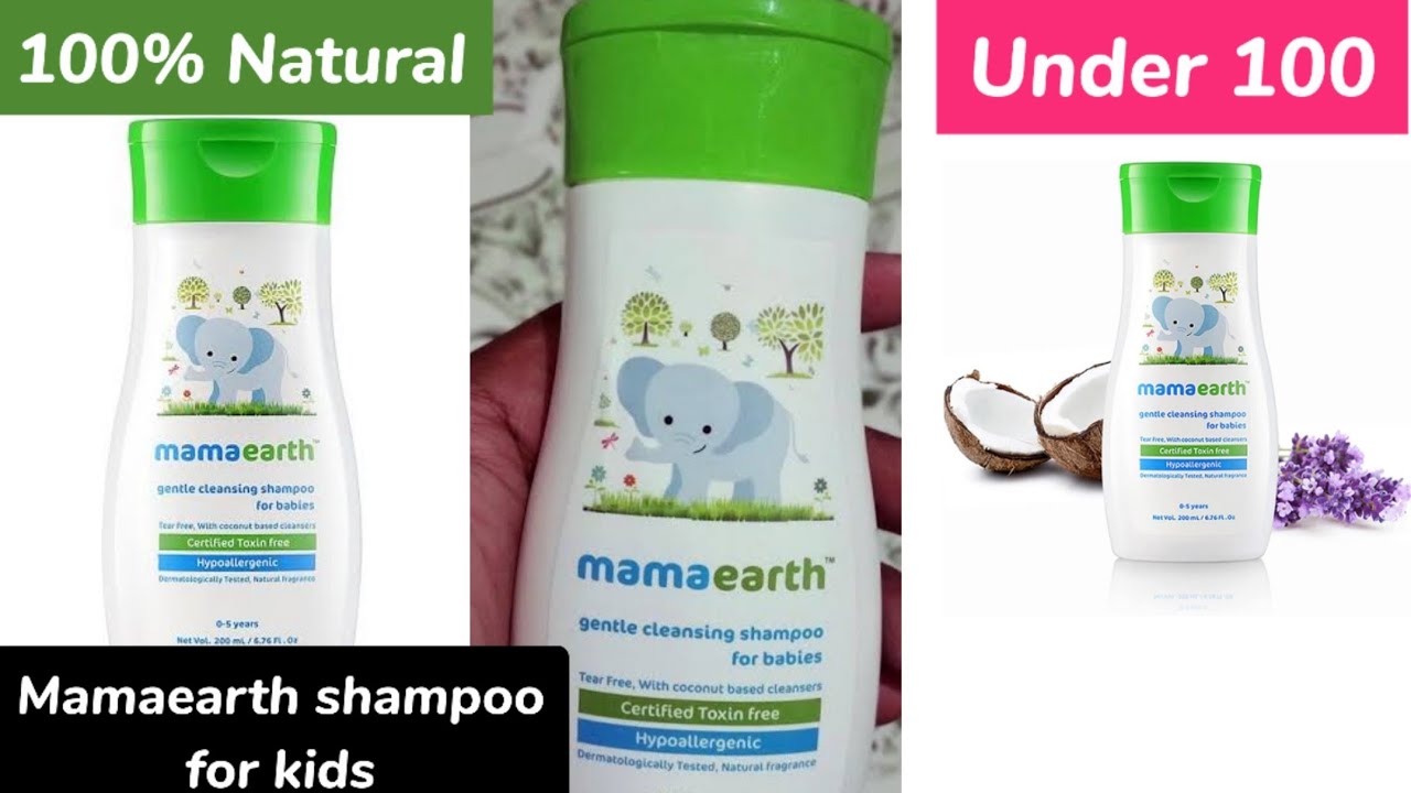 Mamaearth Gentle Cleansing Natural Baby Shampoo Best shampoo for