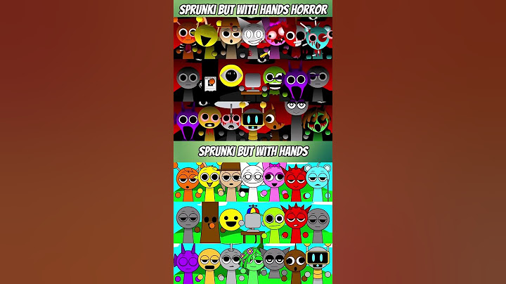Sprunki With Hand ✋ NORMAL vs HORROR 💀 | Incredibox MIX VERSION 🔥🎶