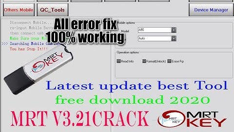 MRT v3.21 Without Dongle  Download 100% working Tool 2021