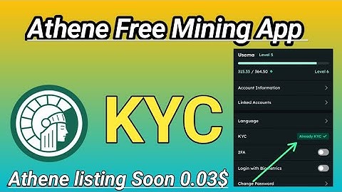 Athene KYC | Athene Network new update about KYC | How complete Athene Kyc |