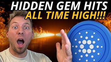 CARDANO ADA - HIDDEN GEM EXPLODES TO ALL TIME HIGH! GREAT FOR CARDANO!!!