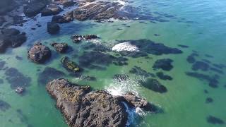 Lincoln City, Oregon. Roads End / Drone View