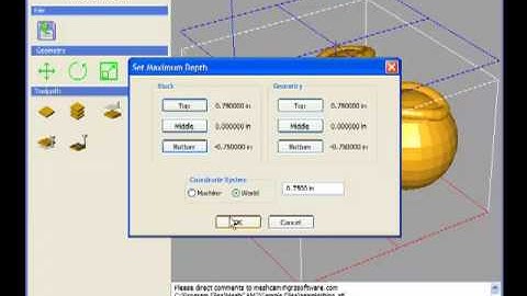 MeshCAM STL Quickstart