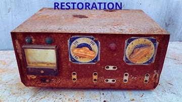 Restoration Old Rusty Voltage Stabilizer // Restore and Reuse Power Transformer made in USA
