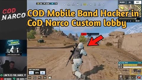 Famous hacker got band in CoD Narco Custom Lobby | best Hacker got band @callofdutymobile