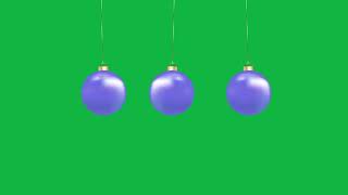 Christmas Ball Ornament Green Screen l HD