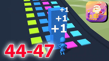 NEW GAME - Stack Colors - Level 44-47  -  New Update Gameplay Walkthrough - All Level (iOS, Android)