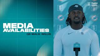 QB Malik Willis meets with the media | Miami Dolphins