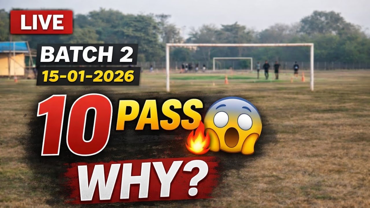 10 PASS  WHY?😱 | Berhampore Ground 2nd Batch Running | 15-01-2026