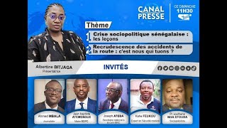 CANAL PRESSE du 09/07/2023: ' RECRUDESCENCE DES ACCIDENTS DE LA ROUTE: C'est nous qui tuons ? '