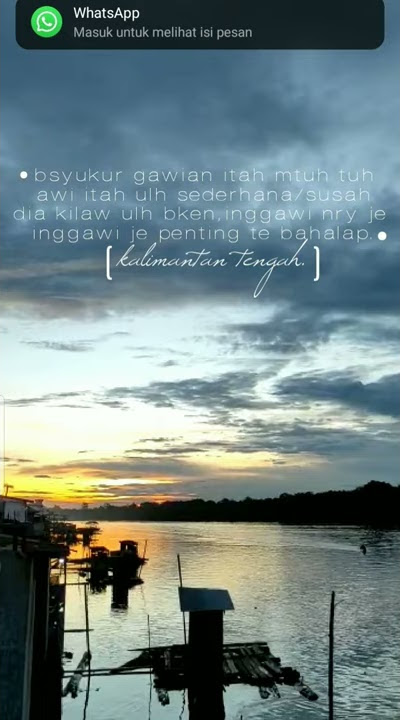 Story WA Kata Kata Dayak Ngaju.#