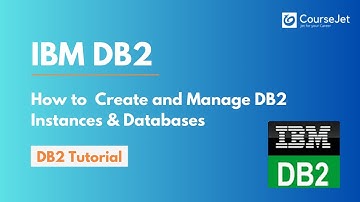 How to Create and Manage DB2 Instances & Databases | IBM DB2 Database Tutorial for Beginners |Lec 03