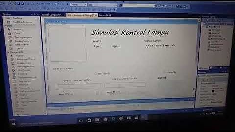 Simulasi Kontrol lampu otomatis menggunakan Visual studio