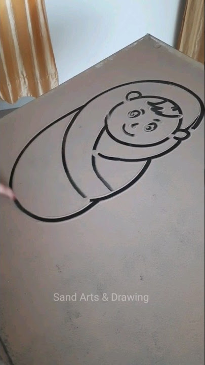 teri ungali pakad kar chala/. Baby drawing/  Baby 🍼 nipple drawing #art #sandartsdrawing