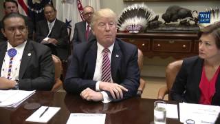 President Trump Leads a Tribal, State, and Local Energy Roundtable - 6/28/17