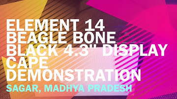 4.3" LCD Display Cape for Beaglebone