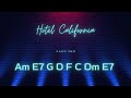 Hotel california chords lyrics intermediate level capo on 2nd