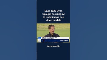 Snap CEO Evan Spiegel on using AI to build image and video models