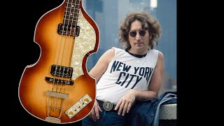 John LENNON - Woman⚡HÖFNER 500/1 Bass ⚡La Bella 760 FHBB Flatwound Strings⚡