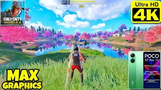 POCO X7 PRO 😍 CALL OF DUTY MOBILE MAX GRAPHICS SETTINGS GAMEPLAY TEST