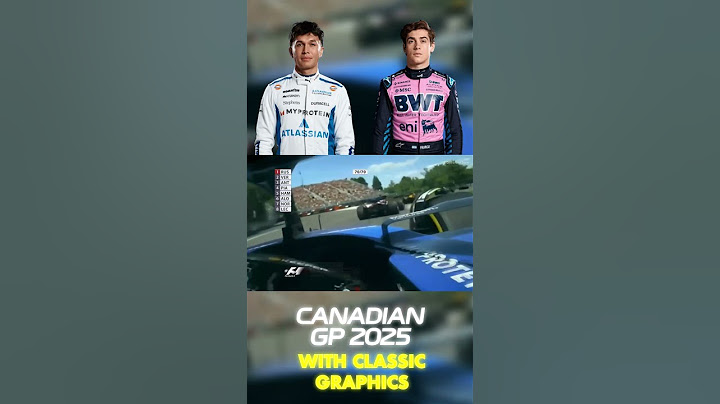 Alex Albon vs Franco Colapinto | 2025 Canadian Grand Prix with Classic Graphics #f1