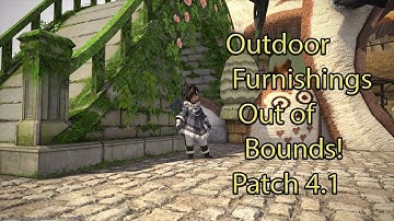 FFXIV Housing Hack - Outdoor Out of Bounds Placement - Patch 4.1