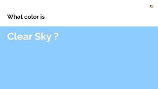 Clear Sky color #8eccfe hex color - Blue color - Warm color 8eccfe