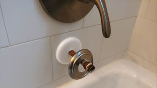 Installing tub spout gap-closer