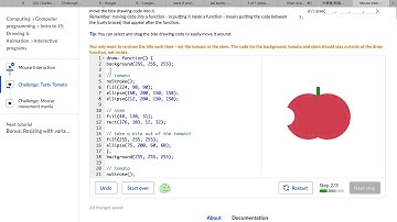 Khan Academy JS Programming Mouse Interaction Tasty Tomato