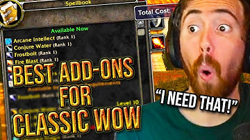 Asmongold Reacts To The Best Classic WoW Add-Ons To Have While Leveling - Hirumaredx