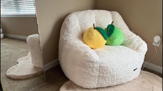 Maxyoyo Bean Bag Chair, Comfy Bean Bag Sofa With Back Support Review