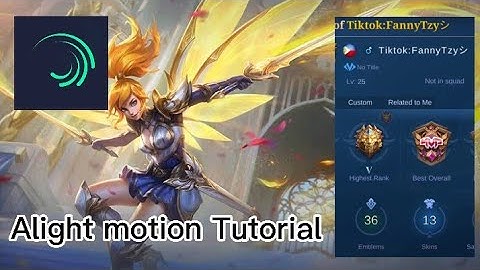 #mlbb #tutorial #alightmotion how to edit alight motion simple effects like this so keep watching