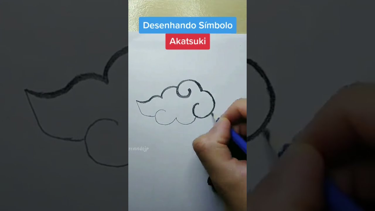 Como Desenhar o Simbolo da Akatsuki