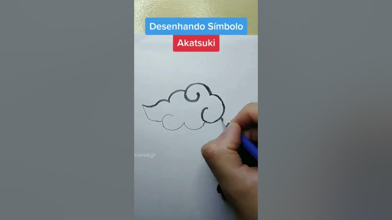 desenhar o símbolo da akatsuki｜Pesquisa do TikTok