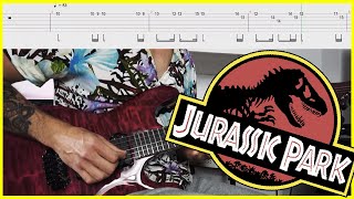 JURASSIC PARK Theme (GUITAR COVER + TAB) 🎸 Como tocar Jurassic Park con la Guitarra 🦕