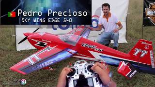 Doing TORQUE NO HANDS. Pedro Precioso RC Edge 540 flying 3D Extreme (transmitter camera)[4K ULTRAHD]