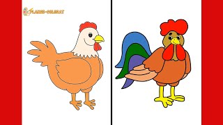 Cum Sa Desenezi O GAINA (Pasare) | Usor Pas cu Pas Tutorial pentru Incepatori