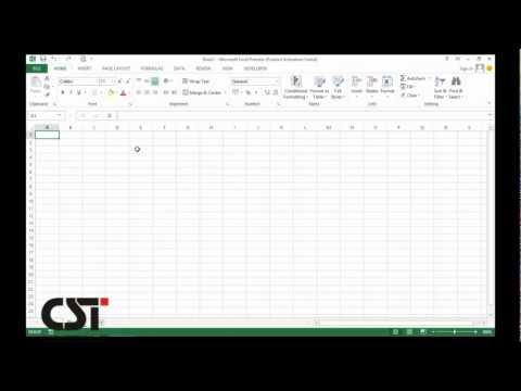 EXCEL 2013 Chapter 1: Introducing Excel