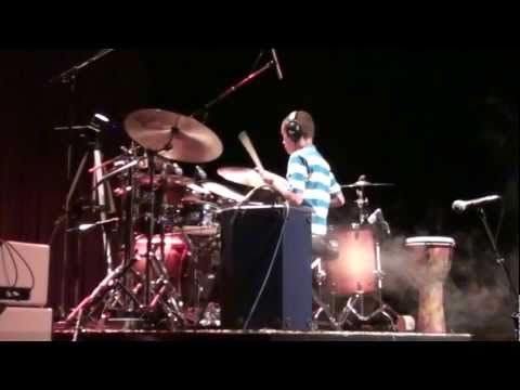 Josiah Gibson performs drums live - I Recieve