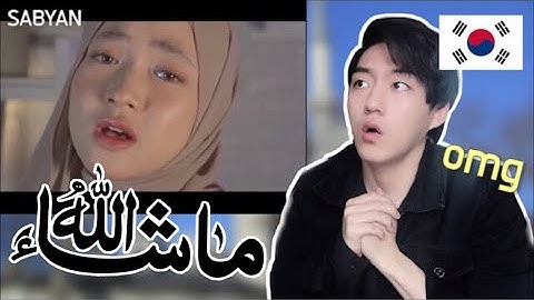 Korean Muslim reacts to SABYAN - AISYAH ISTRI RASULULLAH COVER