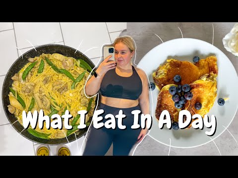 What I Eat In A Day! // Tik Tok Viral Protein Pancakes, Chest & Abs Workout! 🥕💪🏻