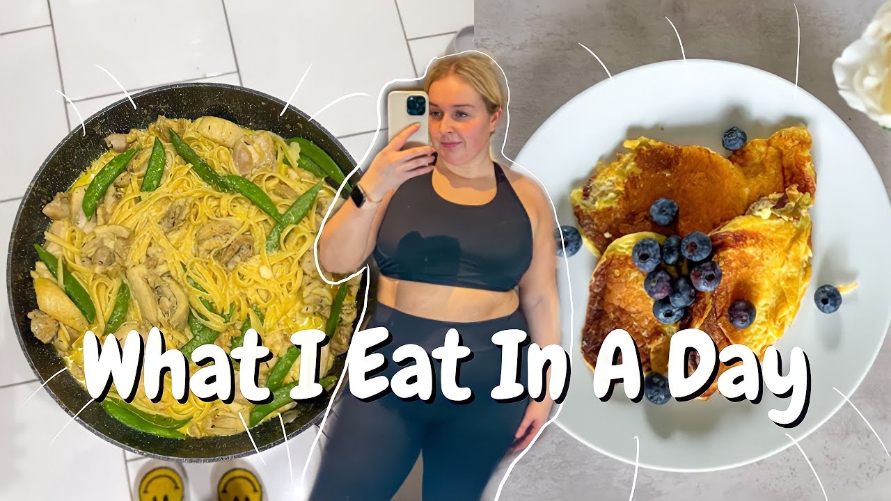 What I Eat In A Day! // Tik Tok Viral Protein Pancakes, Chest & Abs