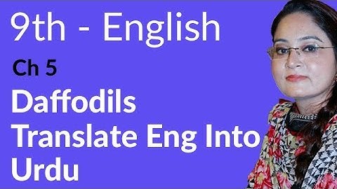 Matric Part 1 English, English Unit no 5 Translation - Ch 5 - 9th Class English