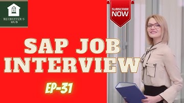 SAP JOB INTERVIEW - SAP MM CONSULTANT