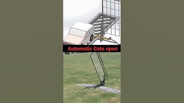 automatic gate open working mechanism #technology #machine #automobile #engineering #engineer #tech