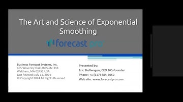 The Art and Science of Exponential Smoothing