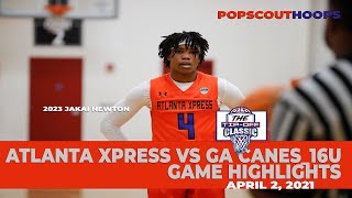 The Tip-Off Classic | GA Canes vs Atlanta Xpress 16u | 2023 Jakai Newton showin' our for ATL Xpress.