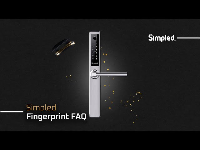 Simpled Smart Fingerprint Lock FAQ