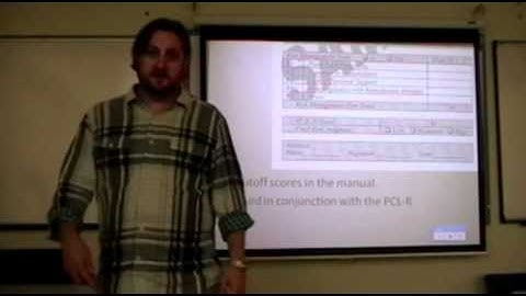 Eric Silk Dangerousness and Risk Assessment Lecture Part 1